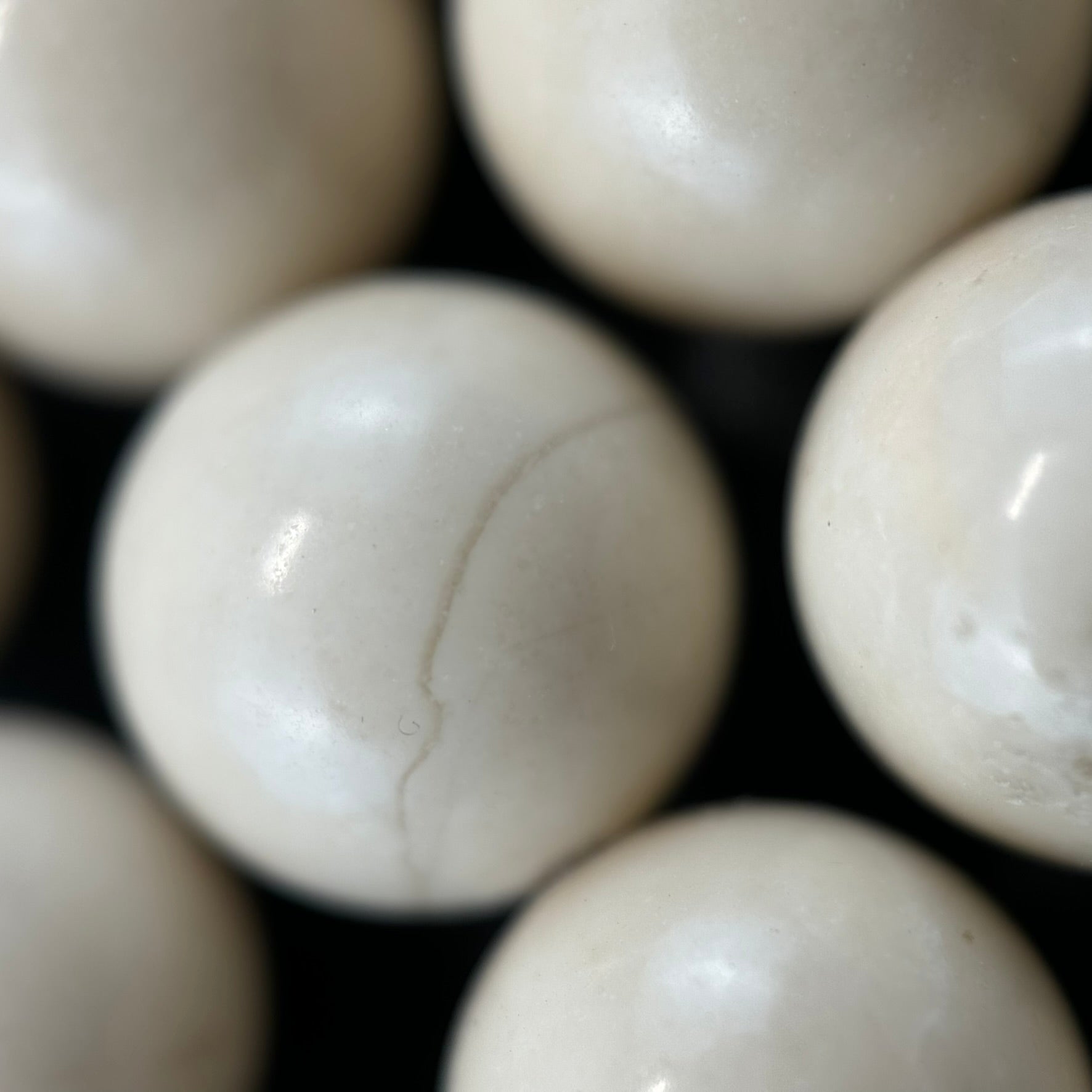 River Rock Polished Round Beads